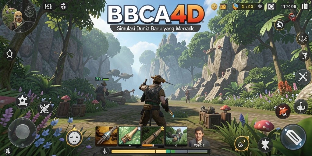 Screenshot menampilkan gameplay BBCA4D yang menarik dan dinamis.
