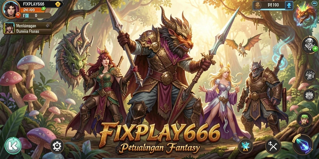 Screenshot menunjukkan gameplay FIXPLAY666 yang seru dan penuh aksi.