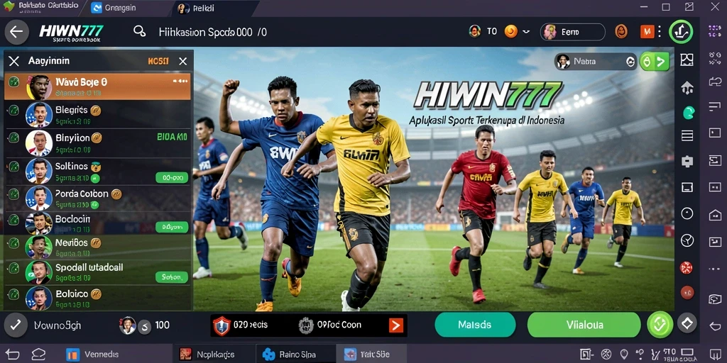 Tampilan menarik HIWIN777 saat memfasilitasi taruhan olahraga.