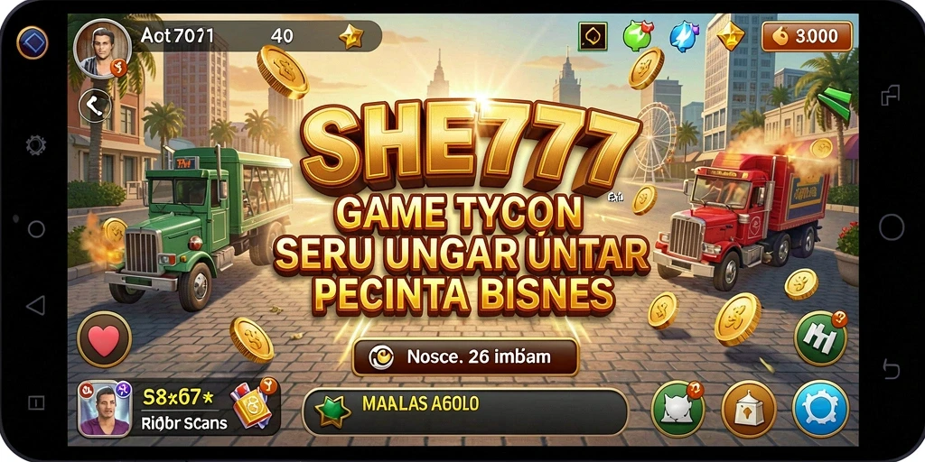 Tampilan gameplay SHE777 yang penuh strategi dan keseruan.