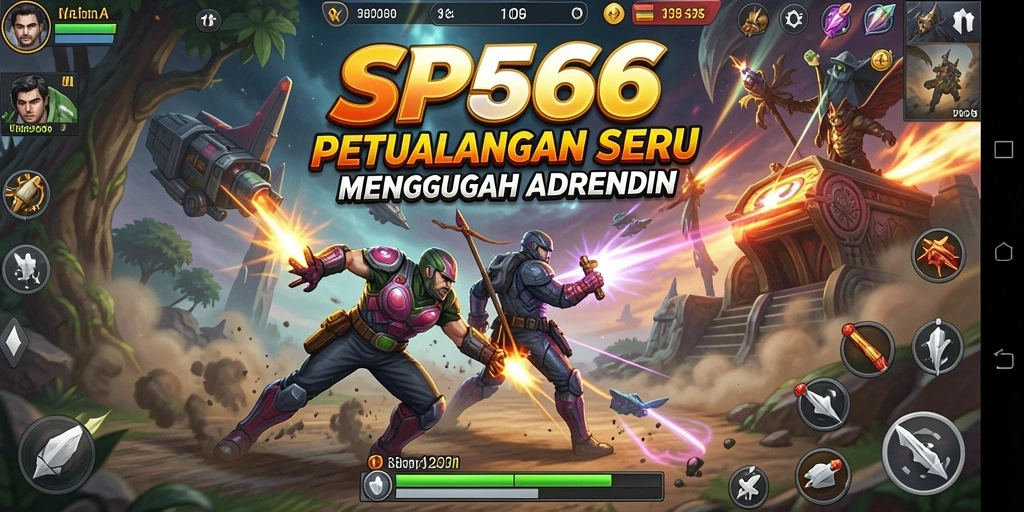 Tampilan gameplay SP666 yang mendebarkan dan penuh aksi.