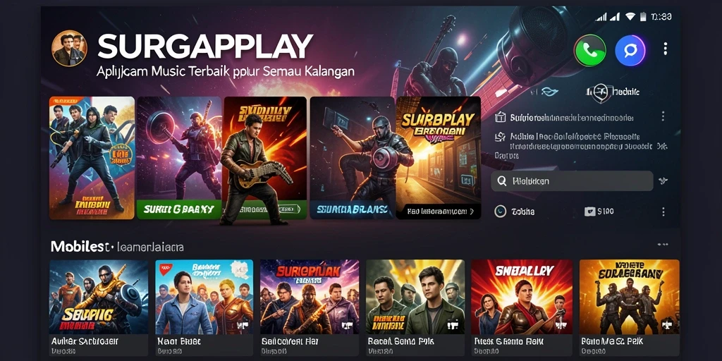 Tampilan gameplay menarik dengan interaksi musik.