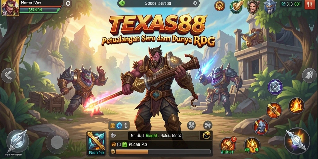 Tampilan gameplay <strong>TEXAS88</strong> yang menakjubkan dan penuh aksi.