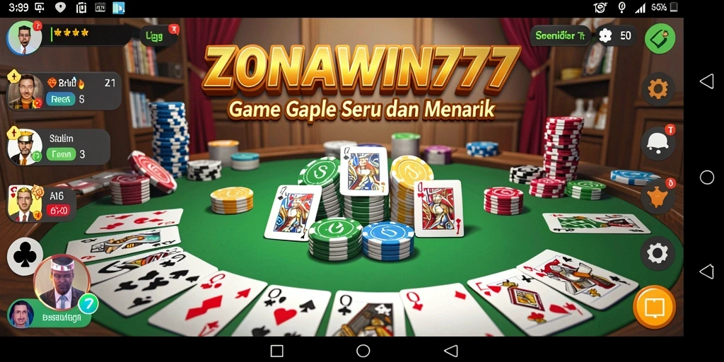 Tampilan gameplay Gaple yang menarik dan interaktif.